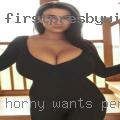 Horny wants personal