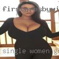 Single women Grundy